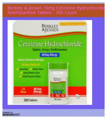 Cetirizine ,tablet ,rawat,gatal kulit,badan – Medicine 